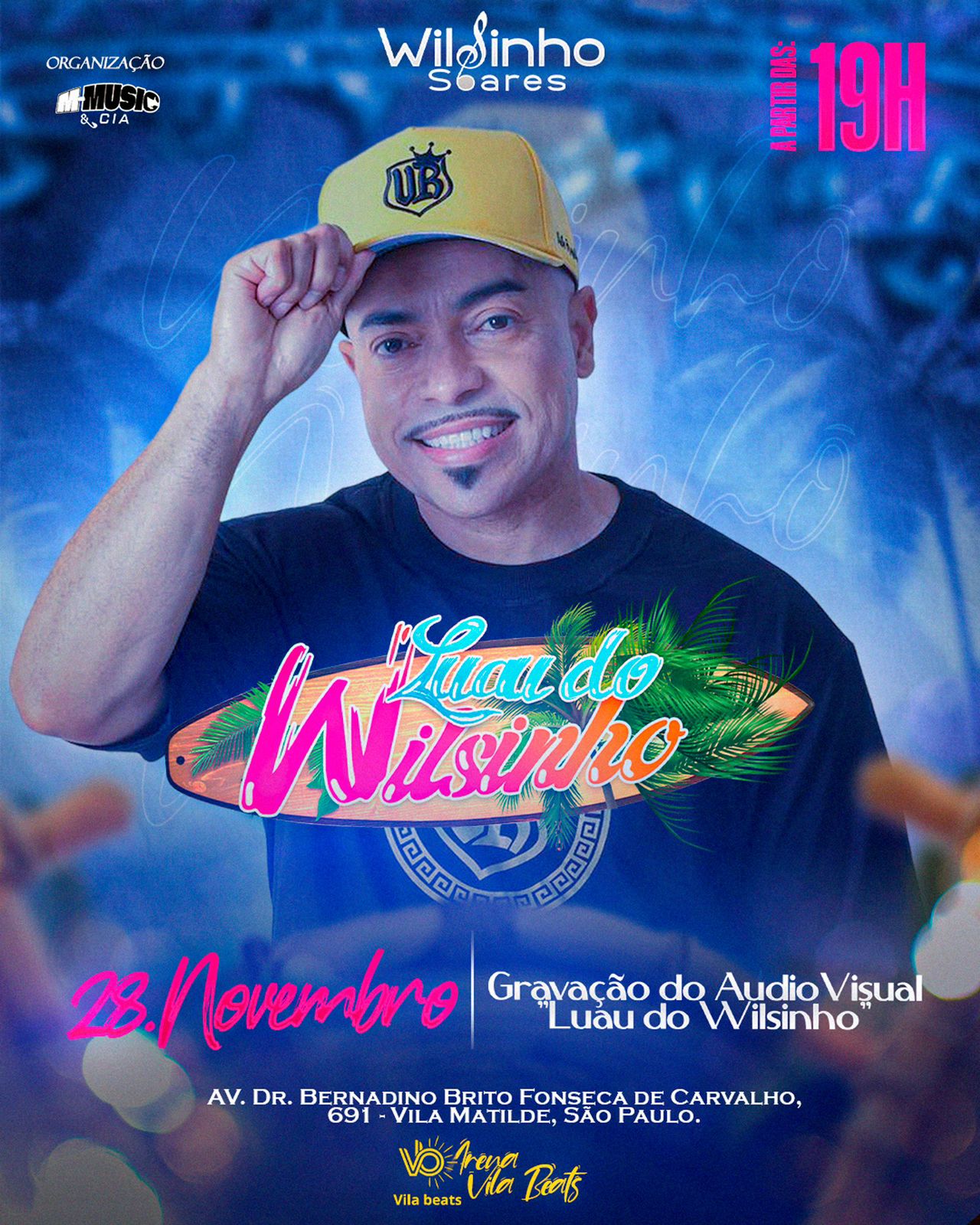 Wilsinho Soares grava novo audiovisual no “Luau do Wilsinho” com participações especiais