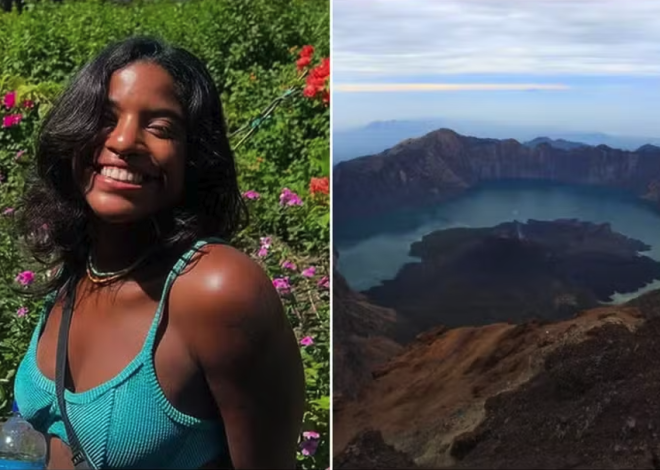 Corpo de Juliana Marins é resgatado em trilha do Monte Rinjani na Indonésia